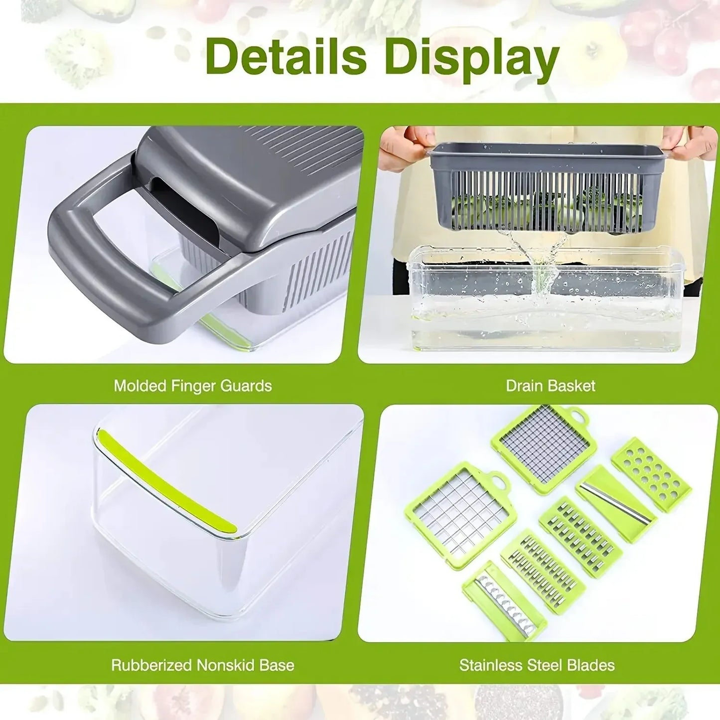 16 in 1 Multifunctional Vegetable Chopper– Gadgets Dera