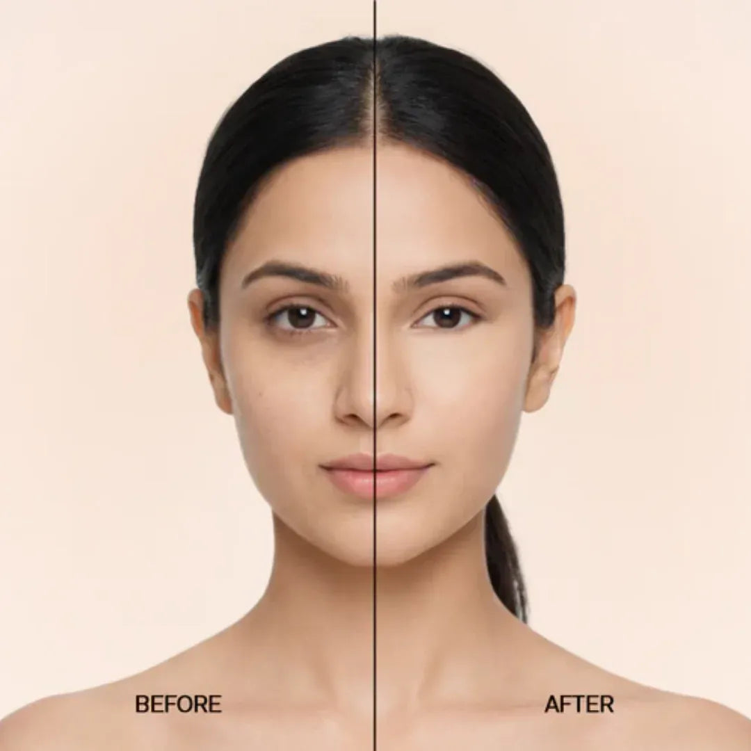 FLICKA Silk Touch & Blend & Shine Face Perfection Duo | Hydrating Primer+SPF Foundation
