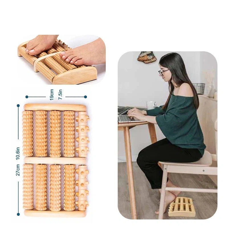 Wooden Foot Massager | Stress Release Tool
